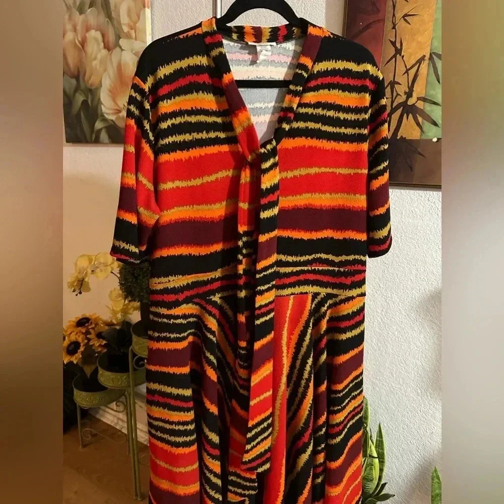 Karen-T design maxi dress size 3X - Picture 9 of 16